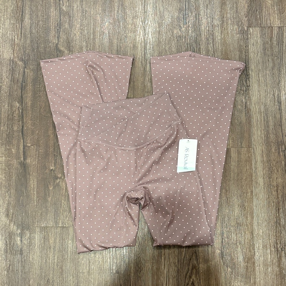 SOLD ✨NWT~Altar’d State “Go For It” Polka Dot Flare Leggings✨ - Picture 3 of 9